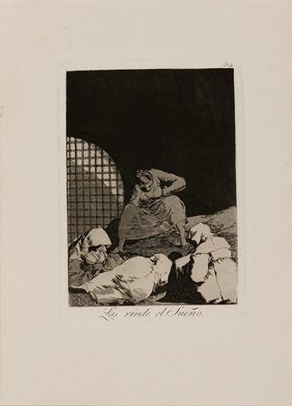 Francisco Goya: Der Schlaf überwältigt sie