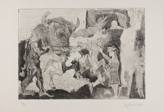 Alfred Hrdlicka, Tauromachie (Hommage à Picasso II)